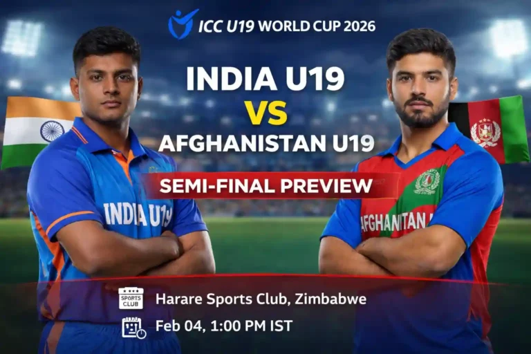 India U19 vs Afghanistan U19