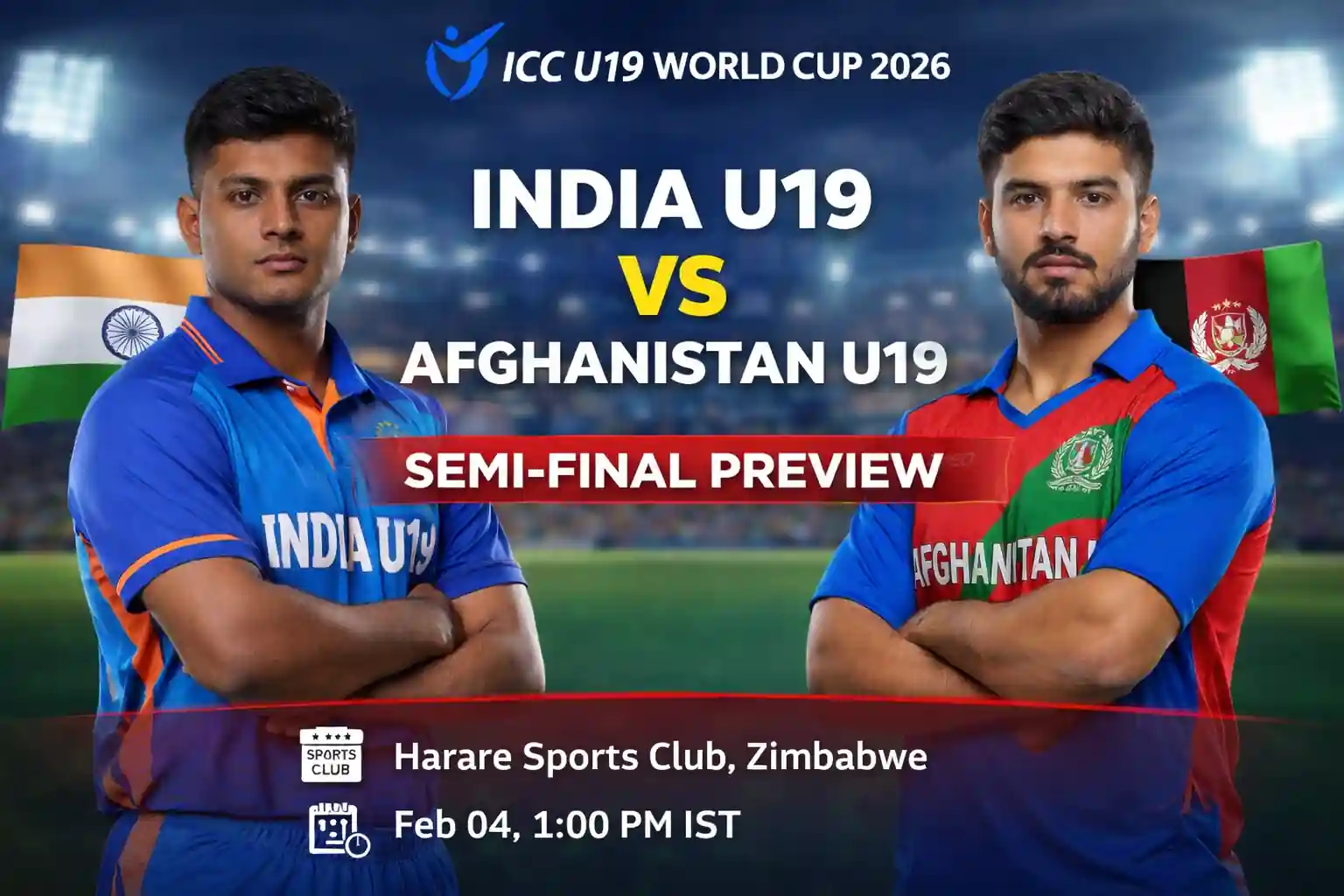 India U19 vs Afghanistan U19