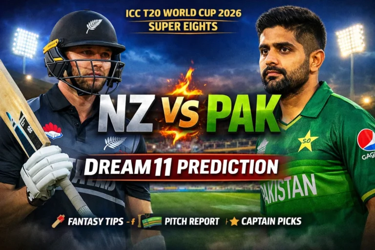 NZ vs PAK Dream11 Prediction – Perfect Match Preview, Pitch Report & Fantasy Tips (2026)