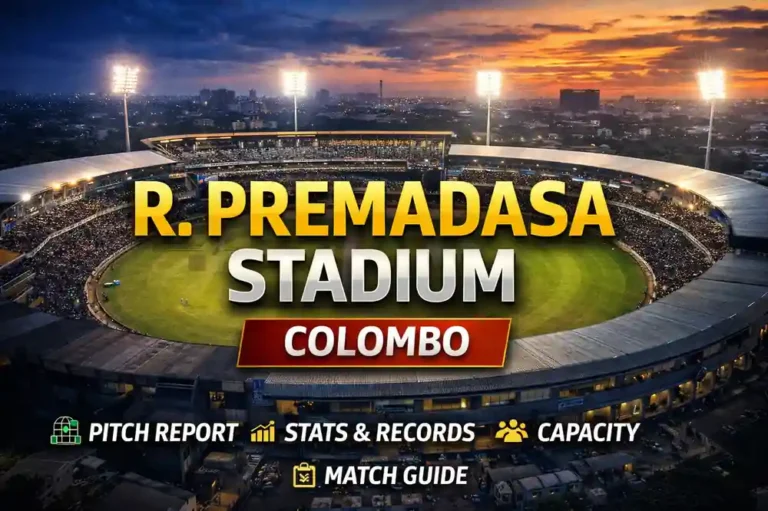 R. Premadasa Stadium Colombo Pitch: The Perfect 2026 Match-Winning Guide..