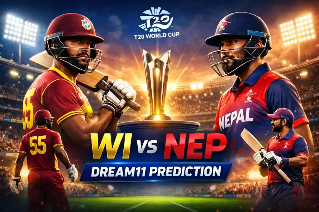 WI vs NEP Dream11 Prediction Today 15 feb 2026 Icc T20 Wc