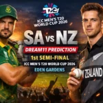 SA vs NZ Dream11 Prediction: 1st Semi-Final, ICC Men's T20 World Cup 2026 at Eden Gardens