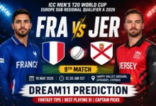 FRA vs JER Dream11 Prediction