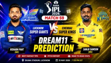 LSG vs CSK Dream11 Prediction IPL 2026 Match 59