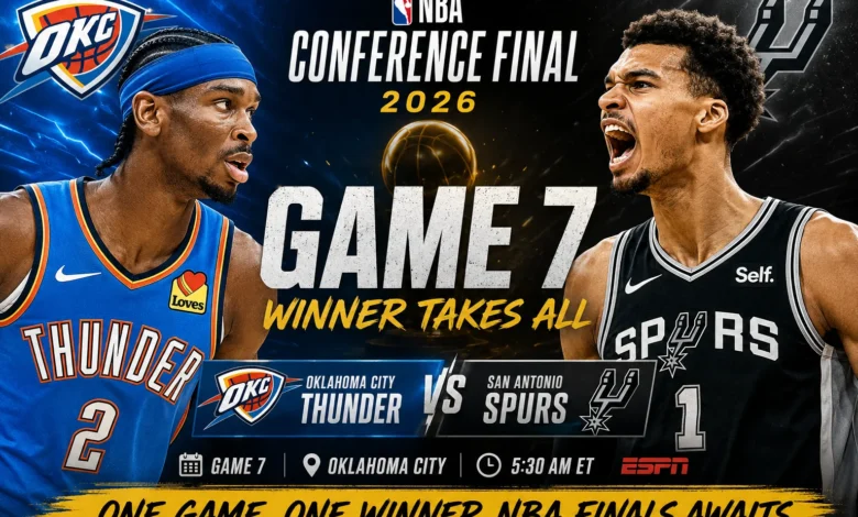 NBA Conference Final 2026: Thunder vs Spurs Game 7 Preview