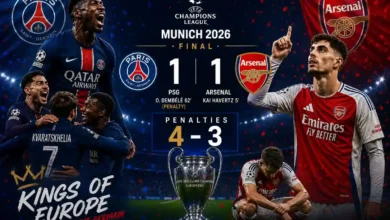 Arsenal vs PSG 2026 UCL Final Match