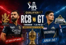 RCB vs GT Qualifier 1 IPL 2026
