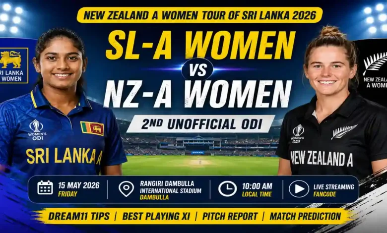 SL-A Women vs NZ-A Women Dream11 Team 2nd ODI 2026