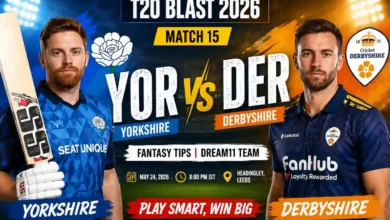 YOR vs DER Dream11 Team Match 15 T20 Blast 2026 Prediction, Playing XI & Fantasy Tips