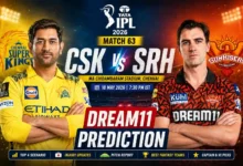 CSK vs SRH Dream11 Prediction Match 63 IPL 2026