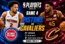 “Detroit Pistons vs Cleveland Cavaliers NBA 2026 playoff game preview”
