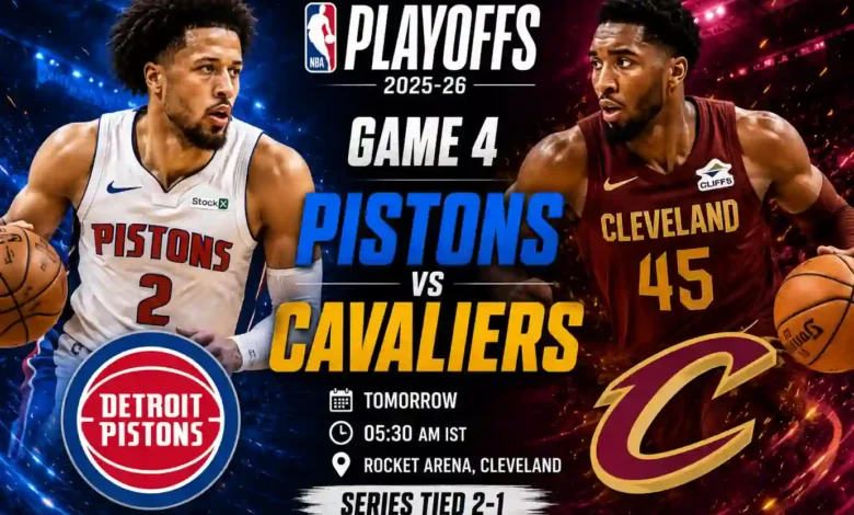 “Detroit Pistons vs Cleveland Cavaliers NBA 2026 playoff game preview”