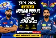 Mumbai Indians vs Lucknow Super Giants IPL 2026