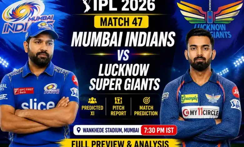 Mumbai Indians vs Lucknow Super Giants IPL 2026