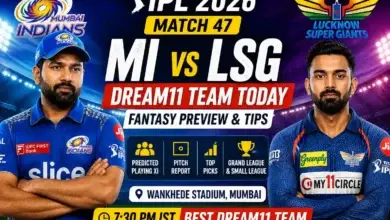 MI vs LSG Dream11 Team Today Match 47 IPL 2026