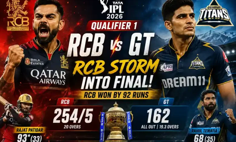 RCB vs GT Qualifier 1 IPL 2026