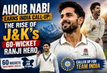 Auqib Nabi Earns India Call-Up: The Rise of J&K's 60-Wicket Ranji Hero