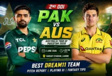PAK vs AUS Dream11 Team 2nd Odi Aus Tour Of Pak 2026